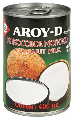 Молоко кокосовое "AROY-D" ORGANIC ж/б 400 мл