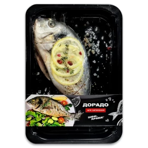 Дорадо для запекания на подложке со специями "Шеф, краба" цена за упаковку