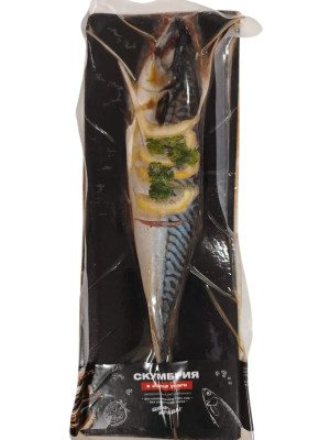 Скумбрия для запекания в соусе унаги "Шеф, краба" на подложке цена за упаковку