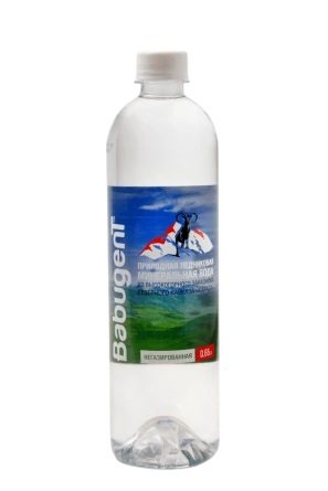 Вода минеральная питьевая горная НЕГАЗИРОВАННАЯ БАБУГЕНТ 650 мл КАВКАЗ