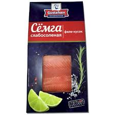Семга Gustafsen филе-кусок слабосолёная 150 гр