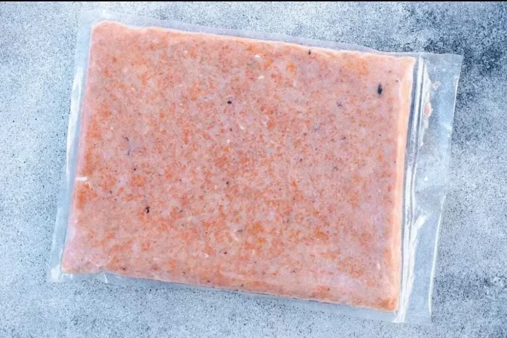 Фарш Нерки  в вакуумной упаковке 500 гр