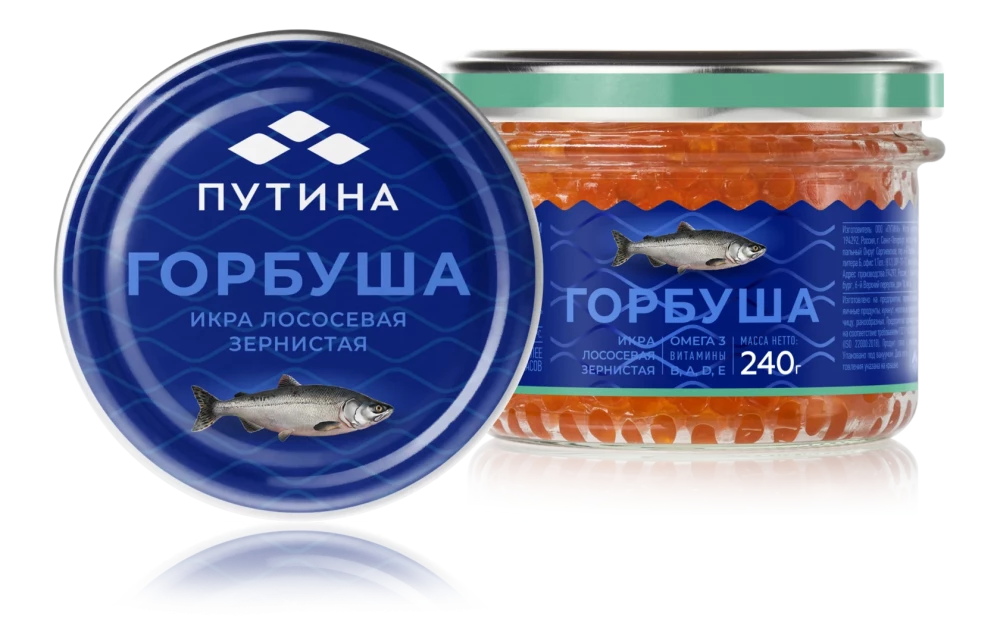 Икра ГОРБУШИ стекло 120 гр