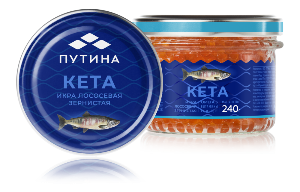 Икра КЕТА стекло 240 гр