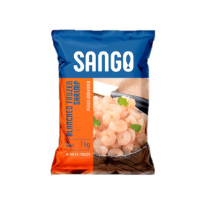 Креветки коктейльные очищенные бланшированные 200/300 упаковка 1 кг