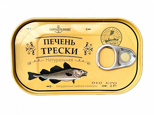 Печень трески 120 гр "Камчаттралфлот"