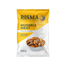 Мясо мидий варено-мороженые  200/300 "RISMA" упак 1 кг