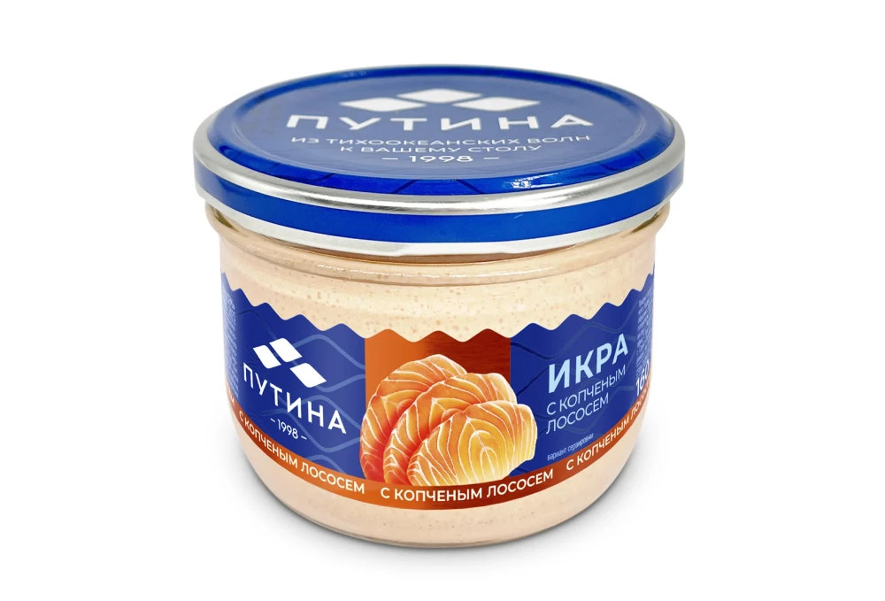 Икра с копченым лососем 160 г