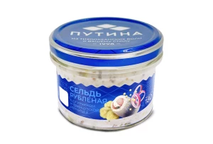 Сельдь рубленая с огурчиком и французской горчицей 180 г