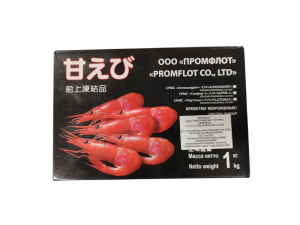 Креветка северная Дальневосточная, размер 70/100 (Сахалин коробка 1 кг