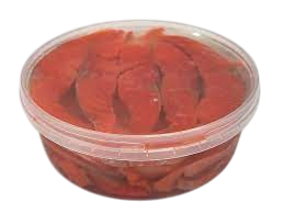 Кижуч филе-кусочки соленая в масле (собственное производство) 500 г