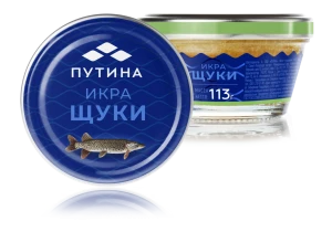 Икра щуки соленая пробойная премиум Путина 113 г