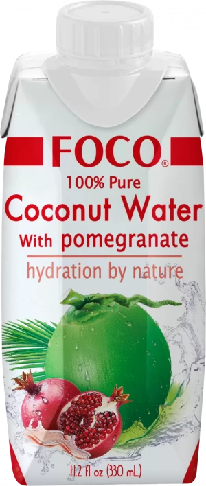 Кокосовая вода Foco с соком граната 330 мл