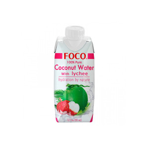 Кокосовая вода Foco с соком личи 330 мл