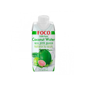Кокосовая вода Foco с розовой гуавой 330 мл